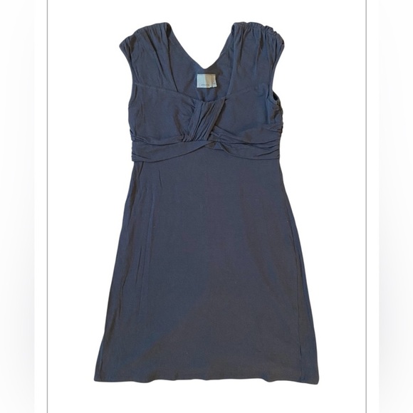 Athleta Leighani Women’s Sleeveless Twist Mini Dress in Dark Gray size medium - Picture 1 of 9